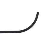 HAK GIĘTY 61cm x 0,63cm DENTCRAFT TOOLS