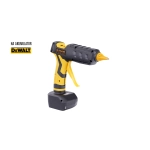 PISTOLET 150W Z REGULACJĄ TEMPERATURY DO GORĄCEGO KLEJU NA AKU. DEWALT OD SERGIO PILLON