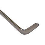 DROBNY HAK W MAŁE OTWORY, SZCZELINY, WZMOCNIENIA GIĘTY 45° 25x0,3cm OD ULTRA DENT TOOLS