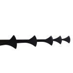 ZESTAW 5 EKSTRA SZEROKICH PŁETW 5cm OD FAST PDR TOOLS