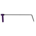 OSTRY DRUT DO DRZWI Z REGULACJĄ RĘKOJEŚCI GIĘTY 70° 61cm x 0,9cm DENTCRAFT TOOLS DO USUWANIA WGNIECEŃ BEZ LAKIEROWANIA