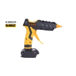 PISTOLET 150W Z REGULACJĄ TEMPERATURY DO GORĄCEGO KLEJU NA AKU. DEWALT OD SERGIO PILLON