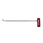 DRUT PRAWY PŁASKI PODWÓJNIE GIĘTY ŁUKIEM 46cm x 0,63cm ULTRA DENT TOOLS