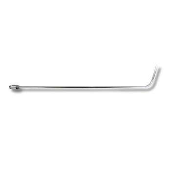 PŁASKI POD REGULOWANĄ RĘKOJEŚĆ GIĘTY 80° 51cm x 0,63cm OD ULTRA DENT TOOLS
