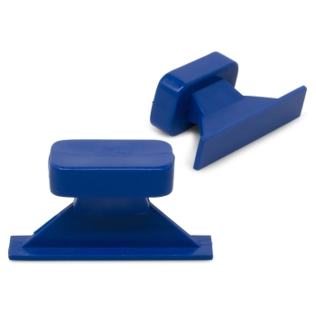 2 szt PROSTOKĄTNY GRZYBEK 5X21mm KECO TABS DEAD CENTER BLUE DO RYS