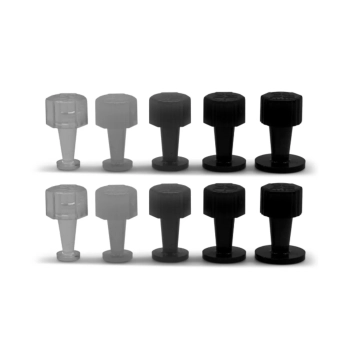 ZESTAW 10 OKRĄGŁYCH GRZYBKÓW 7-15mm TORNADO ICE OD KECO TABS