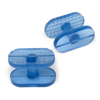 KOMPLET 2 SZT. GRZYBKÓW 1,4x2,6cm KECO TABS ICE SMOOTH