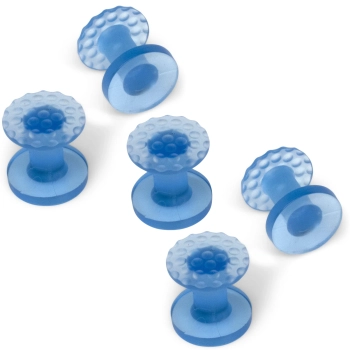 KOMPLET 5 SZT. OKRĄGŁYCH GRZYBKÓW 1,5cm KECO TABS ICE FLIP TAB