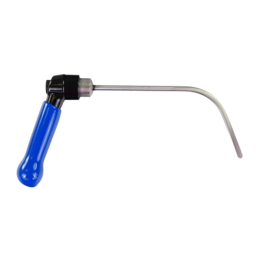 DRUT Z REGULOWANĄ RĘKOJEŚCIĄ GIĘTY 80° 18cm x 0,47cm Z DŁUGIM ODGIĘCIEM OD A-1 TOOL